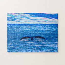Walvisstaart voor de kust van Maui, Hawaï Legpuzzel