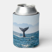 Walvisstaart Zeegezicht: dramatisch water. Blikjeskoeler (Blikje Voorkant)