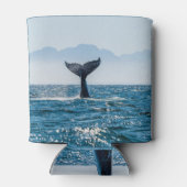 Walvisstaart Zeegezicht: dramatisch water. Blikjeskoeler (Achterkant)