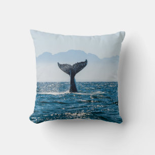 Walvisstaart Zeegezicht: dramatisch water. Kussen