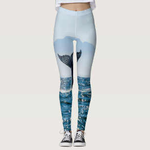 Walvisstaart Zeegezicht: dramatisch water. Leggings
