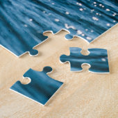 Walvisstaart Zeegezicht: dramatisch water. Legpuzzel (Zijkant)