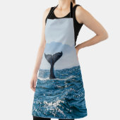 Walvisstaart Zeegezicht: dramatisch water. Schort (Insitu)