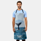 Walvisstaart Zeegezicht: dramatisch water. Schort (Gedragen)