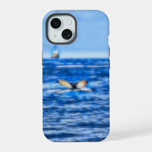 Walvisstaart Zeevaartschip Blauwe Oceaan iPhone 15 Hoesje