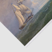 Walvisvaarder van de wijngaard, naar buiten gebond tissuepapier (Detail)