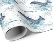 Walvisvaart Cadeaupapier (Rol Hoek)