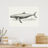 Walvisvangst Poster (Keuken)