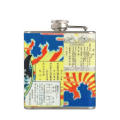 walvisvlees kan heupkolf voorzien van een label heupfles (Achterkant)