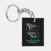walviswalvis wat hebben we hier? sleutelhanger (Voorkant Links)