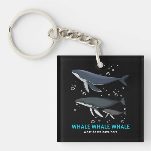 walviswalvis wat hebben we hier? sleutelhanger (Voorkant)