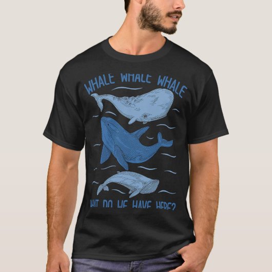 walviswalvis wat hebben we hier walvis? t-shirt (Voorkant)