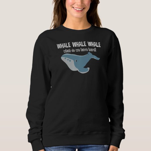 walviswalvis wat hebben we hier walvis? trui (Voorkant)