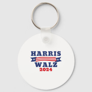 Walz 2024 Amerikaanse vlag Kamala Harris Tim Waltz Sleutelhanger