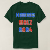 Walz 2024 Amerikaanse Vrijheid TShirt (Design voorkant)