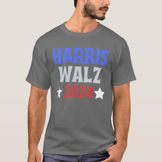Walz 2024 familie t-shirt (Voorkant)