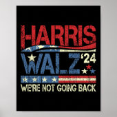 Walz 2024 Kamala Harris 2024 Tim Walz 2024 USA FLA Poster (Voorkant)