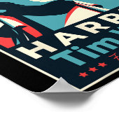 Walz 2024 Kamala Harris 2024 Tim Walz 2024 USA Poster (Hoek)