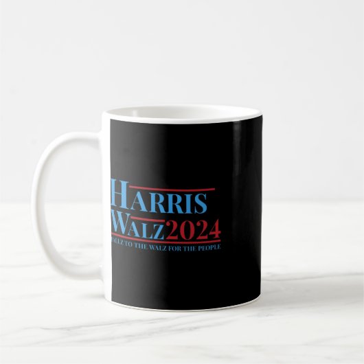 Walz 2024 Kamala Harris Tim Walz Campaign Funny Te Koffiemok (Links)