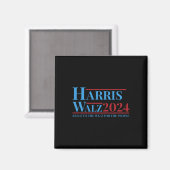 Walz 2024 Kamala Harris Tim Walz Campaign Funny Te Magneet (Voorkant / Achterkant)