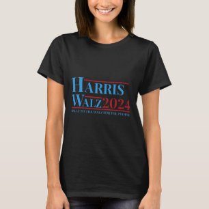 Walz 2024 Kamala Harris Tim Walz Campaign Funny Te T-shirt