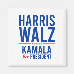 Walz 2024 Kamala Harris voor President Tim Walz Magneet