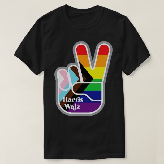 Walz 2024 LGBTQIA T-shirt (Design voorkant)