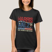 Walz 2024 Make America Kind Again Harris Waltz Quo T-shirt (Voorkant)