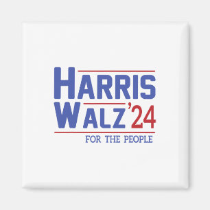 Walz 2024 President Amerikaanse Vlag Kamala Harris Magneet