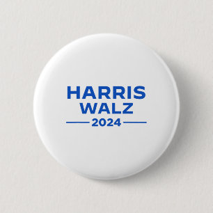 Walz 2024 President Amerikaanse vlag Kamala Harris Ronde Button 5,7 Cm