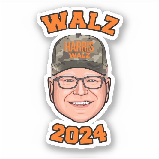Walz 2024 sticker (Voorkant)