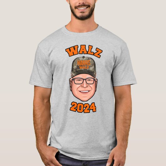 Walz 2024 t-shirt (Voorkant)