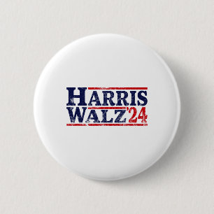 Walz 2024 Verkiezing Kamala Harris Tim Waltz 2024 Ronde Button 5,7 Cm