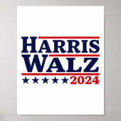Walz 2024 Verkiezingen Kamala Harris Tim Waltz 202 Poster (Voorkant)