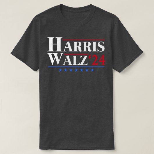 Walz 2024 voor Patriottisch T-shirt (Design voorkant)