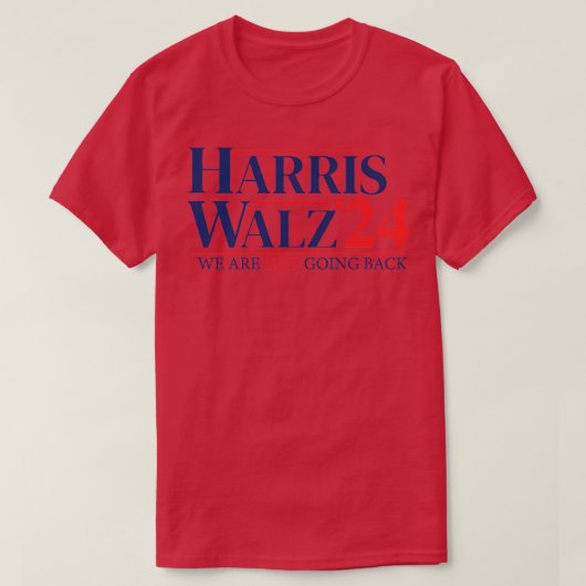 Walz ging niet meer terug t-shirt (Design voorkant)