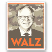WALZ Hope in Camouflage Sticker (Voorkant)