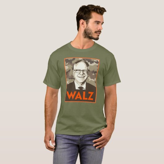 WALZ Hope in Camouflage T-shirt (Voorkant volledig)