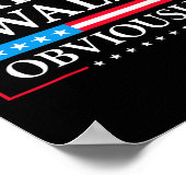 Walz uiteraard President Kamala Harris Waltz Elect Poster (Hoek)