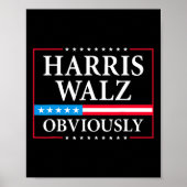 Walz uiteraard President Kamala Harris Waltz Elect Poster (Voorkant)