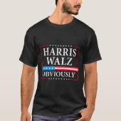 Walz uiteraard President Kamala Harris Waltz Elect T-shirt (Voorkant)