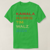 Walz Waltz 2024  stijl Kamala Tim Walz T-shirt (Design voorkant)