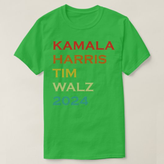 Walz Waltz 2024  stijl Kamala Tim Walz T-shirt (Design voorkant)