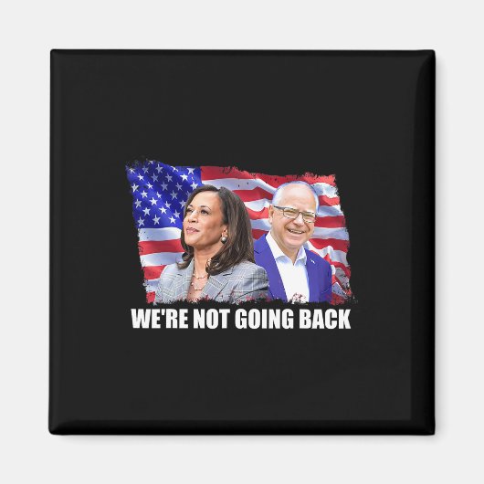 WAlzheimer 2024 Kamala Harris eerste Vrouw preside Magneet (Voorkant)