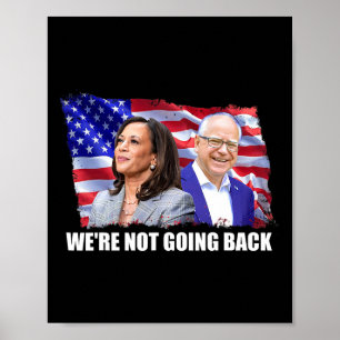 WAlzheimer 2024 Kamala Harris eerste Vrouw preside Poster