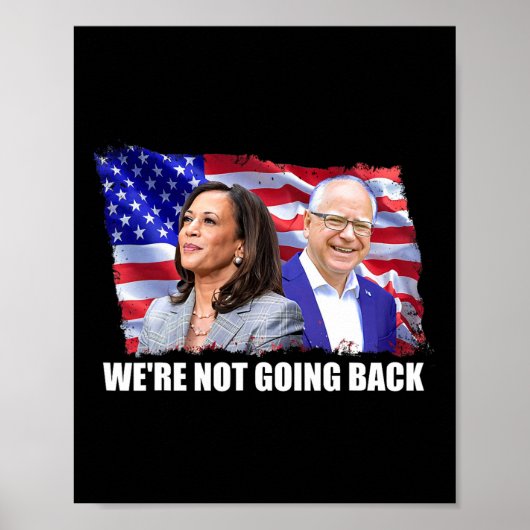 WAlzheimer 2024 Kamala Harris eerste Vrouw preside Poster (Voorkant)