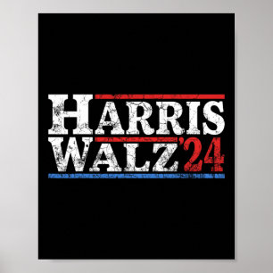 WAlzheimer 2024 Verkiezing Kamala Harris Tim Waltz Poster