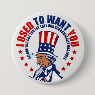 Wam, bam, bedankt Sam! Ronde Button 7,6 Cm