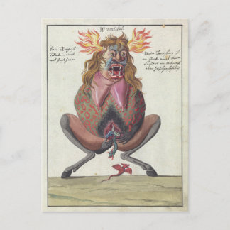 Wamidal demon briefkaart