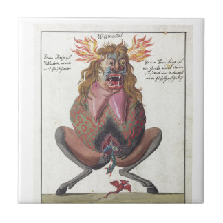 Wamidal demon tegeltje